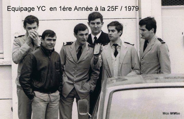 Affectation 25F en 1979 et 1983